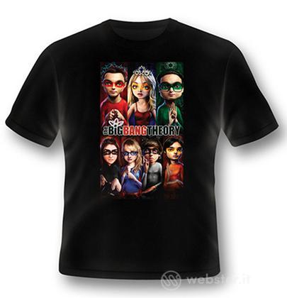 T-Shirt Big Bang Theory Superhero S T-Shirt Big Bang Theory Superhero S