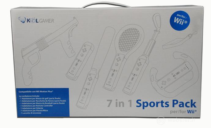 WII sports pack 7in1 Bianco WII sports pack 7in1 Bianco