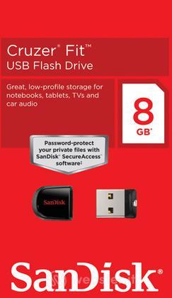 Sandisk Cruzer Fit 8GB Sandisk Cruzer Fit 8GB