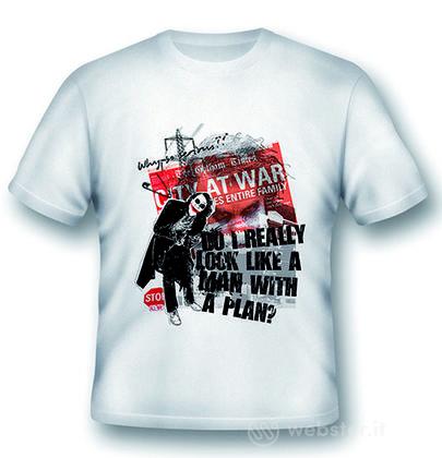 T-Shirt Joker A Man With a Plan M T-Shirt Joker A Man With a Plan M