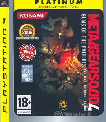Metal Gear Solid 4: Guns Of The P. PLT Metal Gear Solid 4: Guns Of The P. PLT