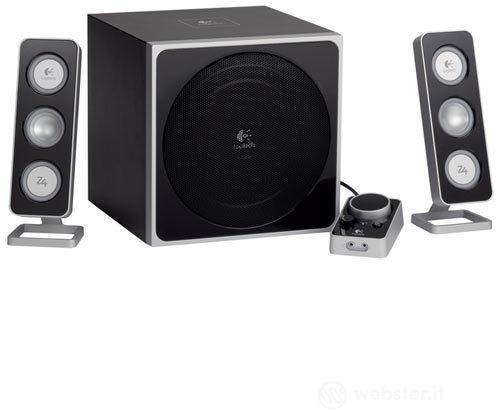LOGITECH PC Speakers Z-4e Black 2.1 40W LOGITECH PC Speakers Z-4e Black 2.1 40W