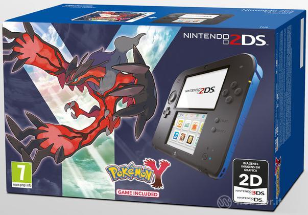 Nintendo 2DS Nero + Blu & Pokemon Y Nintendo 2DS Nero + Blu & Pokemon Y