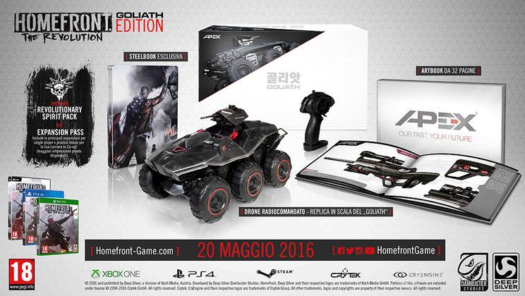 Homefront The Revolution Collector's Ed. Homefront The Revolution Collector's Ed.