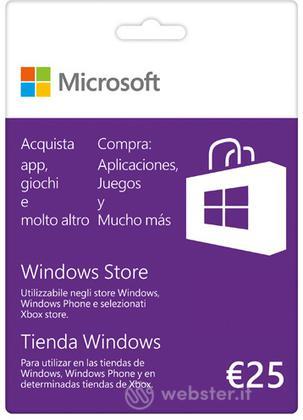 MICROSOFT Gift Card 25 Euro MICROSOFT Gift Card 25 Euro