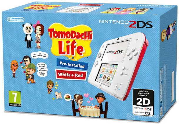 Nintendo 2DS Bianco+Rosso+Tomodachi Life Nintendo 2DS Bianco+Rosso+Tomodachi Life