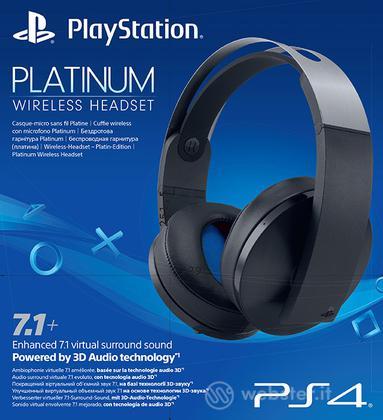 Sony Cuffie Wireless Platinum 7.1 Sony Cuffie Wireless Platinum 7.1