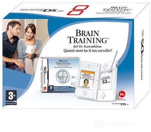 Nintendo DS Lite - Bianco + Brain Train Nintendo DS Lite - Bianco + Brain Train