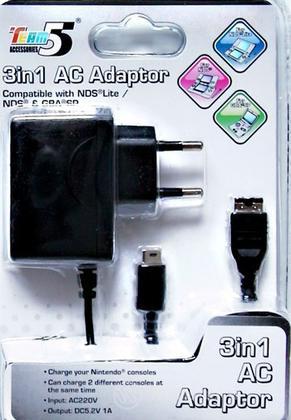 NDS/NDSL/GBA - Alimentatore 3 in 1 NDS/NDSL/GBA - Alimentatore 3 in 1