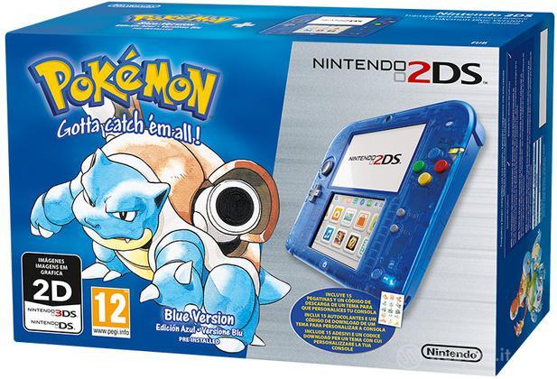 Nintendo 2DS Blu + Pokemon Blu Nintendo 2DS Blu + Pokemon Blu
