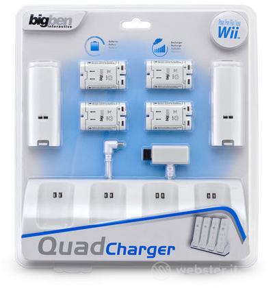 WII Quad Charger Alim. 4 WIIMote Bigben WII Quad Charger Alim. 4 WIIMote Bigben