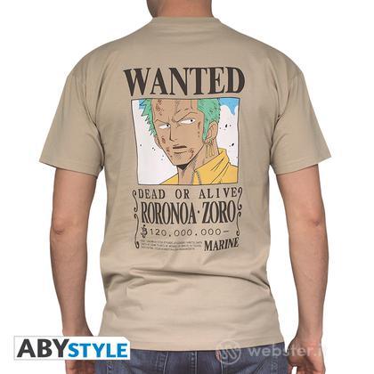 T-Shirt One Piece - Wanted Zoro L T-Shirt One Piece - Wanted Zoro L