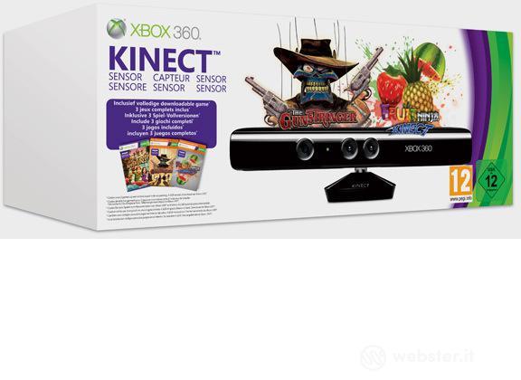MICROSOFT X360 Kinect + 3 giochi MICROSOFT X360 Kinect + 3 giochi