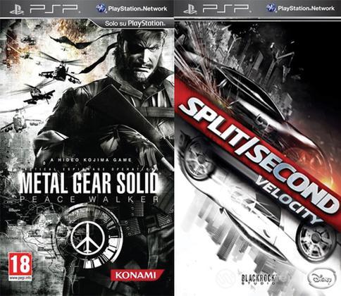Metal Gear Solid Peace Walker+Split Sec Metal Gear Solid Peace Walker+Split Sec