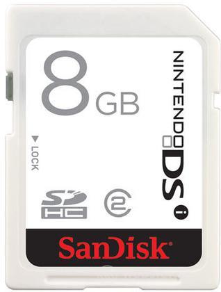 DSi Sandisk Memory SD 8 Gb DSi Sandisk Memory SD 8 Gb