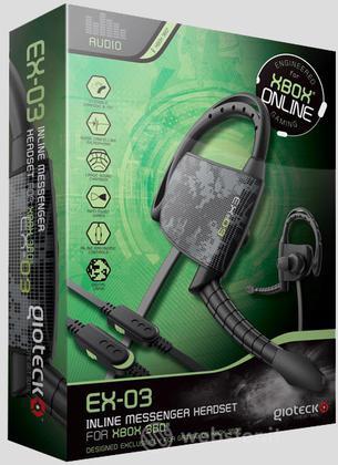 GIOTECK Cuffie Inline Mess. EX-03 X360 GIOTECK Cuffie Inline Mess. EX-03 X360