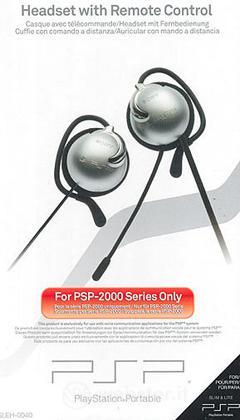 PSP Sony Headset + Telecomando 2000 PSP Sony Headset + Telecomando 2000