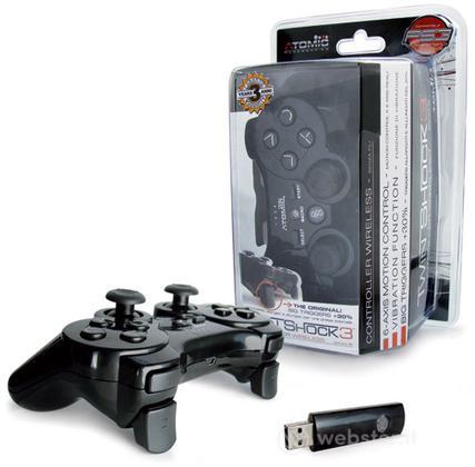 Ctrl wrlss TwinShock3 Atomic Nero PS3 Ctrl wrlss TwinShock3 Atomic Nero PS3