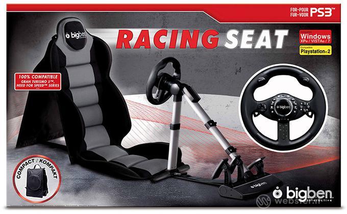 Racing Seat 2 + Volante Bigben Racing Seat 2 + Volante Bigben