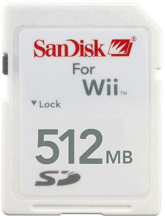 WII Sandisk Memory SD 512 Mb WII Sandisk Memory SD 512 Mb