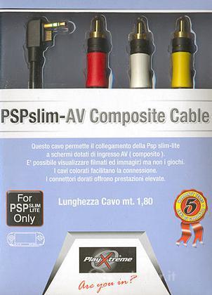 PSP slim cavo AV 1,8 m - XT PSP slim cavo AV 1,8 m - XT