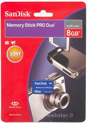 PSP SanDisk Memory Stick Pro Duo 8 Gb PSP SanDisk Memory Stick Pro Duo 8 Gb